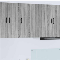 vidaXL Kitchen Cabinet with Storage Kalmar Grey Sonoma 50 x 31 x 80 cm