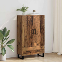 vidaXL Highboard Old Wood 69.5 x 30 x 115 cm Engineered Wood
