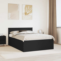 Bed Frame with Headboard 160 x Engineered Wood