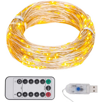 vidaXL LED String with 300 LEDs Warm White 30 m