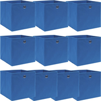 VIDAXL Storage Boxes 32x32x32 cm Fabric
