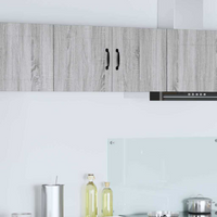 vidaXL Kitchen Cabinet Grey Sonoma 80 x 31 x 40 cm Engineered Wood