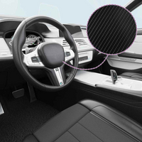 vidaXL Car Films 2 pcs 4D Black 100x150 cm