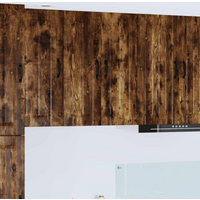 vidaXL Kitchen Cabinet Smoked Oak 60 x 31 x 80 cm Engineered Wood