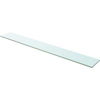 vidaXL Shelf Panel Glass Clear 110x15 cm