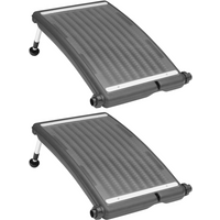 vidaXL Curved Pool Solar Heating Panels 2 pcs 72.5x46 cm