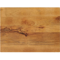 vidaXL Table Top 80x70x2.5 cm Rectangular Solid Wood Mango