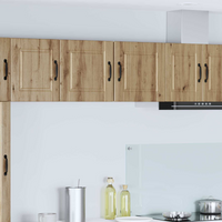 vidaXL Kitchen Cabinet with Shelf 2 pcs Artisan Oak 40 x 31 x 40 cm