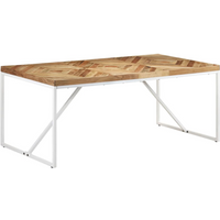 vidaXL Dining Table 180x90x76 cm Solid Acacia and Mango Wood
