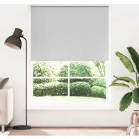 vidaXL Roller blind blackout 144.4x230 cm Fabric Width 140 cm grey
