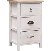 vidaXL Side Cabinet 35x25x57 cm Paulownia Wood