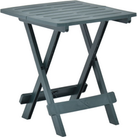 vidaXL Folding Garden Table Green 45x43x50 cm Plastic