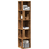 vidaXL Corner Cabinet Old Wood 33x33x165 cm Engineered Wood