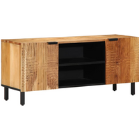 vidaXL TV Cabinet 105x33x46 cm Solid Wood Acacia