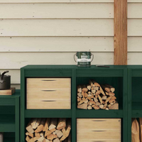 vidaXL Wood Paint Green 2.5 L Wall Print
