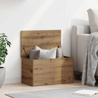 vidaXL Storage Box Artisan Oak 60 x 35 x 35 cm Engineered Wood