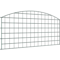 vidaXL Pond Fence Set 5 pcs Green 100 x 50 cm Steel