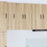 vidaXL Kitchen Cabinet 2 pcs Sonoma Oak 30 x 31 x 80 cm