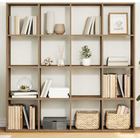 vidaXL Book Cabinet Artisian Oak 102x29x143 cm Engineered Wood
