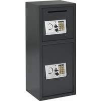 vidaXL Digital Safe with Lock Dark grey 35 x 31 x 80 cm Steel