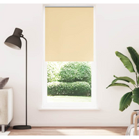 vidaXL Roller blind blackout 124.4x230 cm Fabric Width 120 cm beige