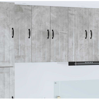 vidaXL Kitchen Cabinet Concrete Grey 30 x 31 x 80 cm Engineered Wood