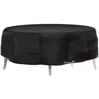 vidaXL Island Lounge Cover 8 Eyelets Ø188x50 cm Round