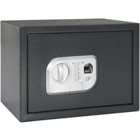 vidaXL Digital Safe with Lock Dark grey 35 x 25 x 25 cm Steel