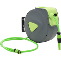 vidaXL Automatic Retractable Water Hose Reel Wall Mounted 20+2 m