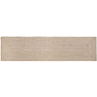vidaXL Area Rugs Rectangular Natural and White 60 x 400 cm Jute