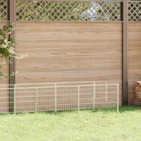 vidaXL Dog Kennel Silver 9 m² Steel