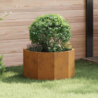 vidaXL Planter Rusty 60 x 60 x 35 cm Weathering Steel
