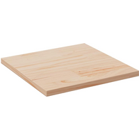 vidaXL Table Top 60x60x2.5 cm Solid Wood Pine Square