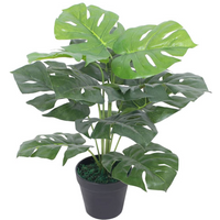 vidaXL Artificial Monstera Plant with Pot 45 cm Green