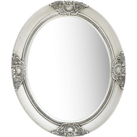 vidaXL Wall Mirror Baroque Style 50x60 cm Silver