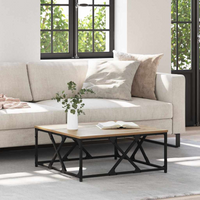 vidaXL Coffee Table Artisan Oak 70 x 70 x 30 cm Engineered Wood