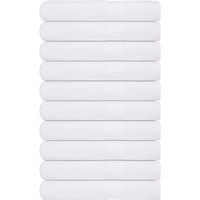 vidaXL Sauna Towels "FROGN" 10 pcs White 80x200 cm 360 gsm