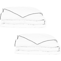 vidaXL Winter Down Duvet 2 pcs 155x220 cm