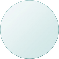 vidaXL Table Top Tempered Glass Round 800 mm