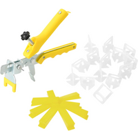 vidaXL Tile Levelling System 250 Wedges 500 Clips 3 mm