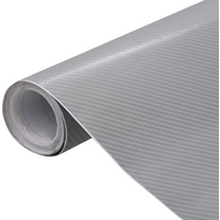 vidaXL Car Films 2 pcs 4D Silver 100x150 cm