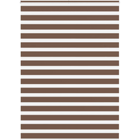 vidaXL Zebra Blind Brown 155x200 cm Fabric Width 150.9 cm Polyester