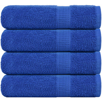vidaXL Shower Towels "FROGN" 4 pcs Blue 70x140 cm 360 gsm