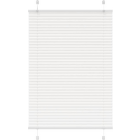 vidaXL Pleated Blind White 100x150 cm Fabric Width 99.4 cm Polyester