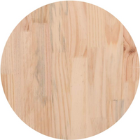vidaXL Table Top Ø40x2.5 cm Solid Wood Pine