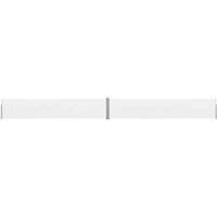 vidaXL Patio Retractable Side Awning 140x1200 cm Cream