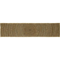 vidaXL Rug Natural and Black 60 x 250 cm Jute