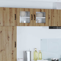 vidaXL Kitchen Cabinet 2 pcs Artisan Oak 40 x 31 x 40 cm