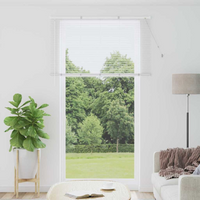 vidaXL Venetian Blinds Height Adjustable White 220 x 135 cm Aluminium