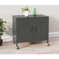 vidaXL Storage Cabinet Anthracite 60x35x56 cm Steel